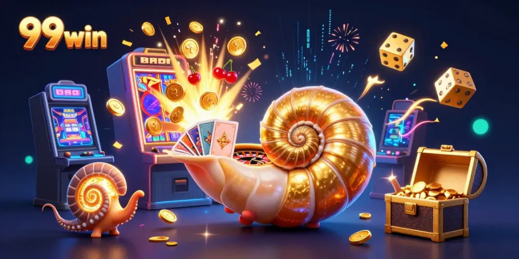 Experience thrilling fun at 99 win as a giant nautilus offers exciting casino games.