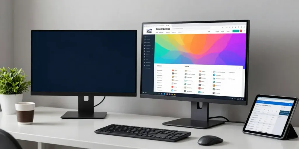 Immobilien Celle: Professionelle Software für Immobilienverwaltung in moderner Büroumgebung.