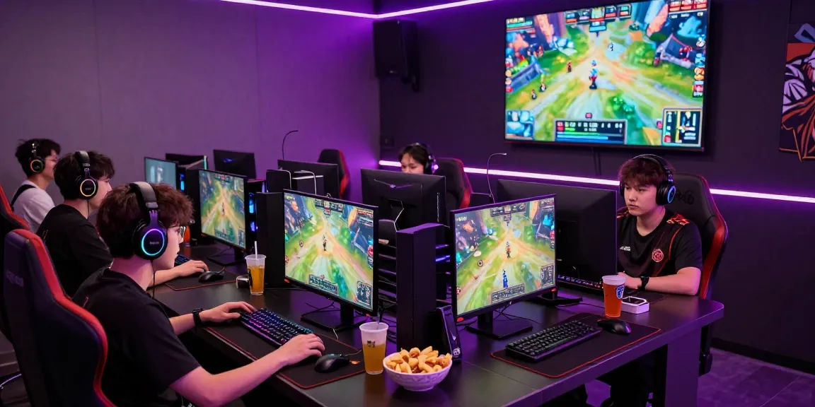 Engaging multiplayer gaming scene at https://sc88.chat/ with players enjoying a competitive gaming experience in a vibrant lounge.
