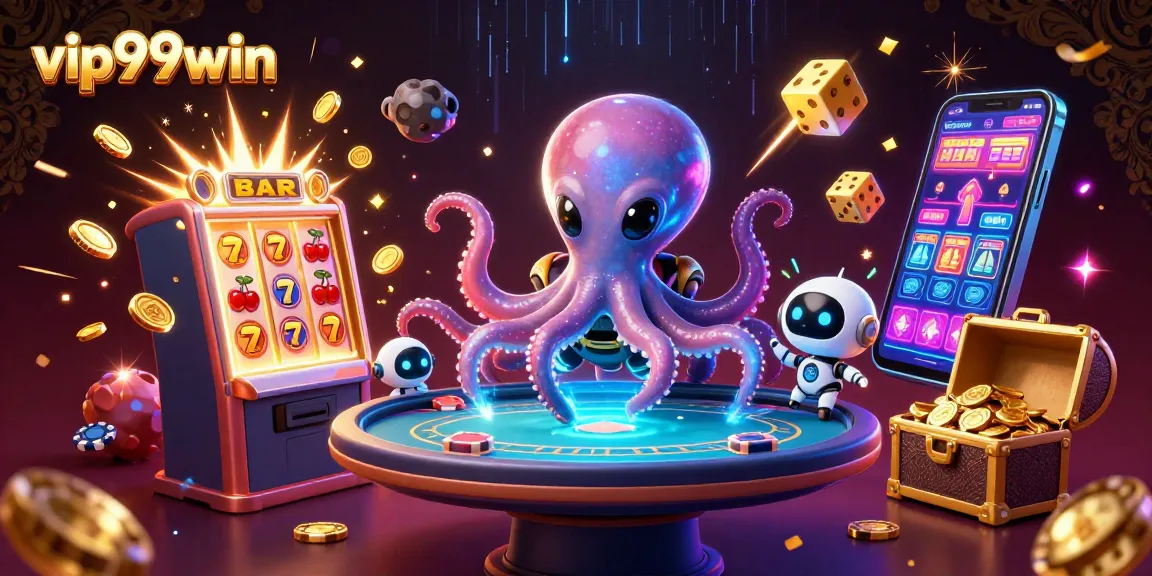 Experience vibrant gaming action at vip99win with dynamic casino game scenes and colorful elements