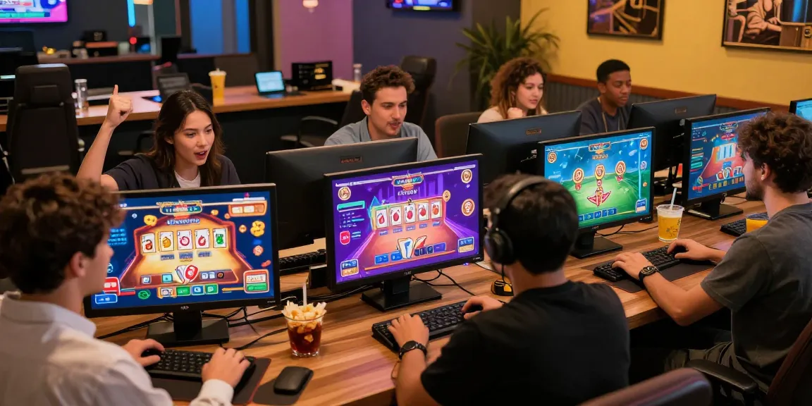 Online gaming experience at https://b52a.jp.net/ showcasing players immersed in exciting virtual games.