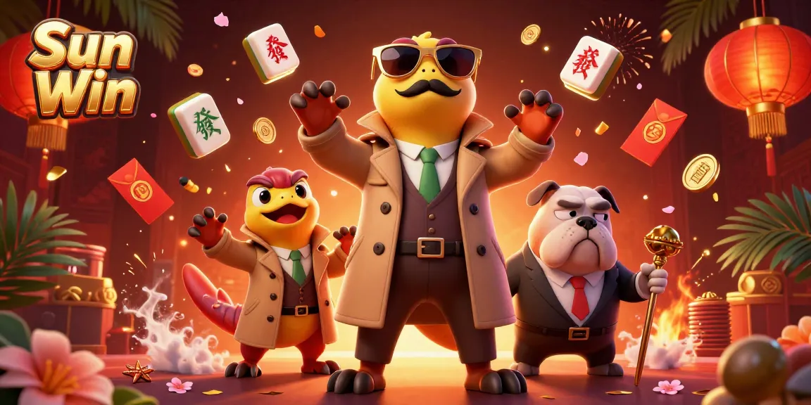 Engage in the excitement of Sun Win as raptors in disguise enter a VIP casino lounge.