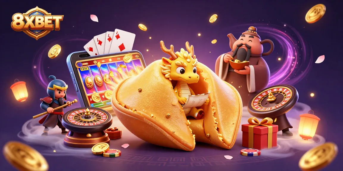 Engage in thrilling gameplay with 8XBET's colorful slot games and golden fortunes.