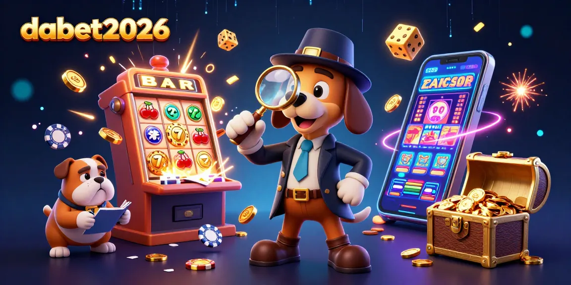 Dabet2026 detectives examine evidence in a casino adventure, highlighting thrilling gambling action.