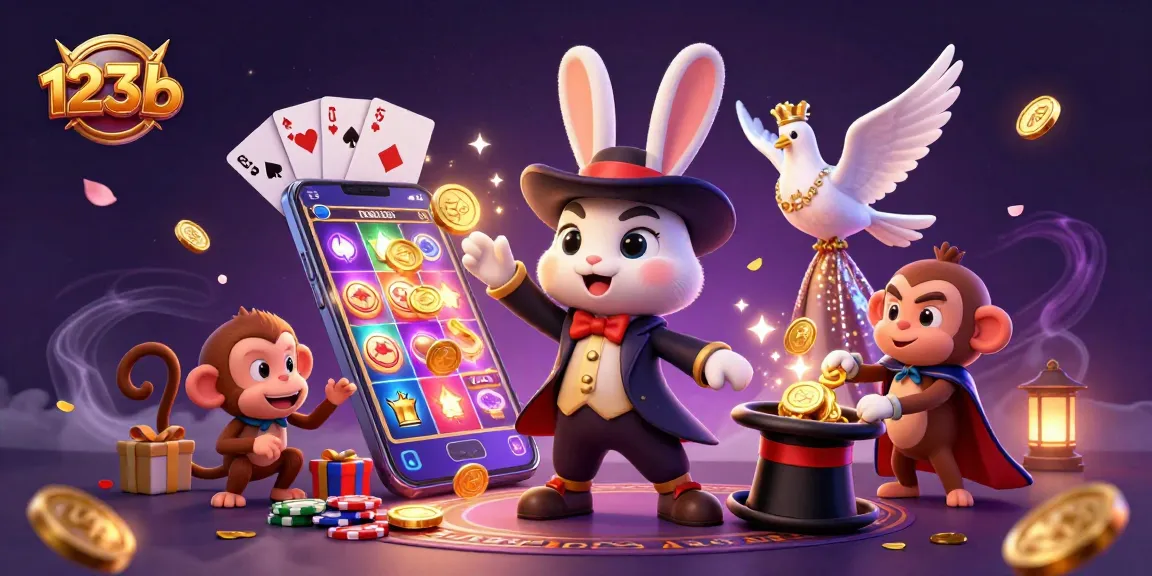 Experience thrilling wins at 123b with our playful magician and exciting casino elements.