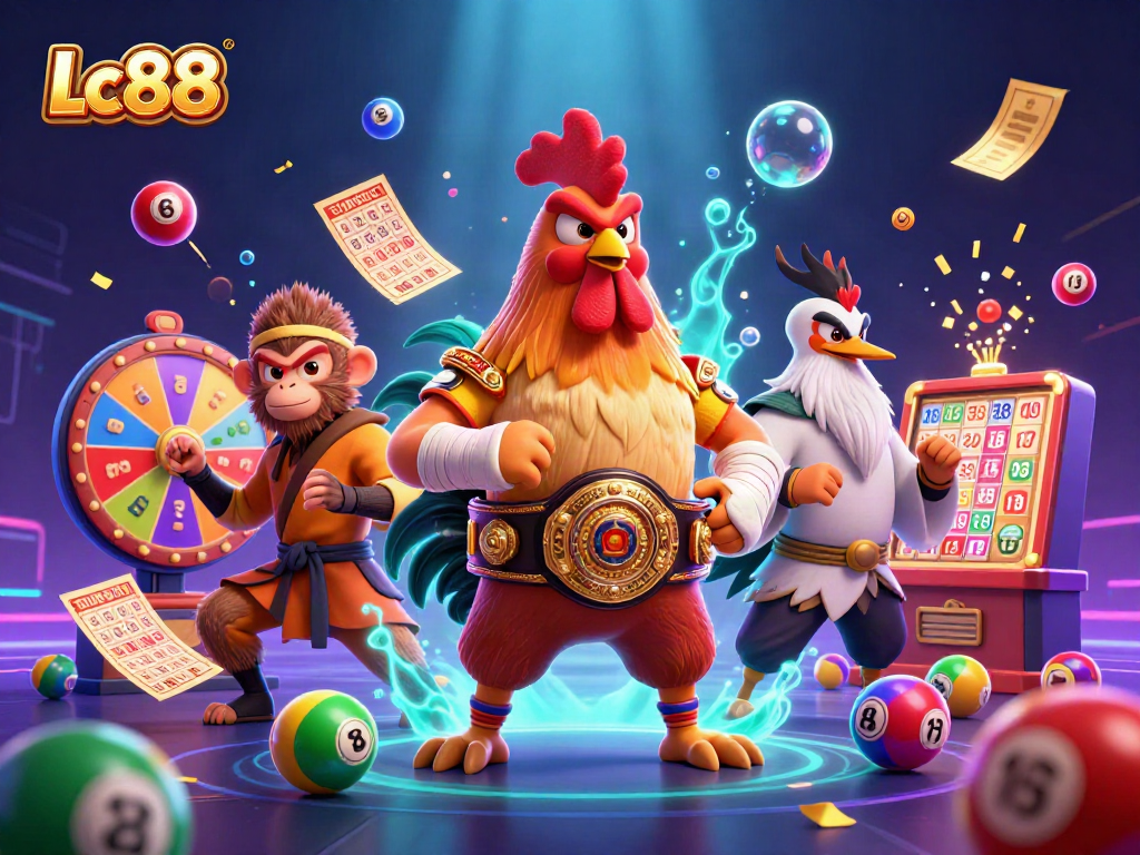 Engage with Lc88 in a vibrant online casino scene filled with dynamic lottery and gaming elements.