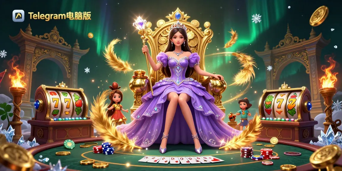通过Telegram电脑版体验令人兴奋的老虎机游戏和赌场活动,图画引人入胜。