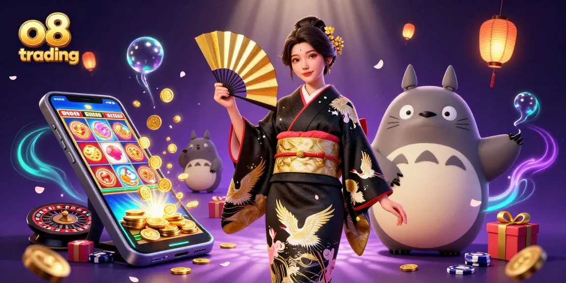 Engage with the exciting world of o8 trading through a vibrant online casino scene featuring interactive games and dynamic elements.