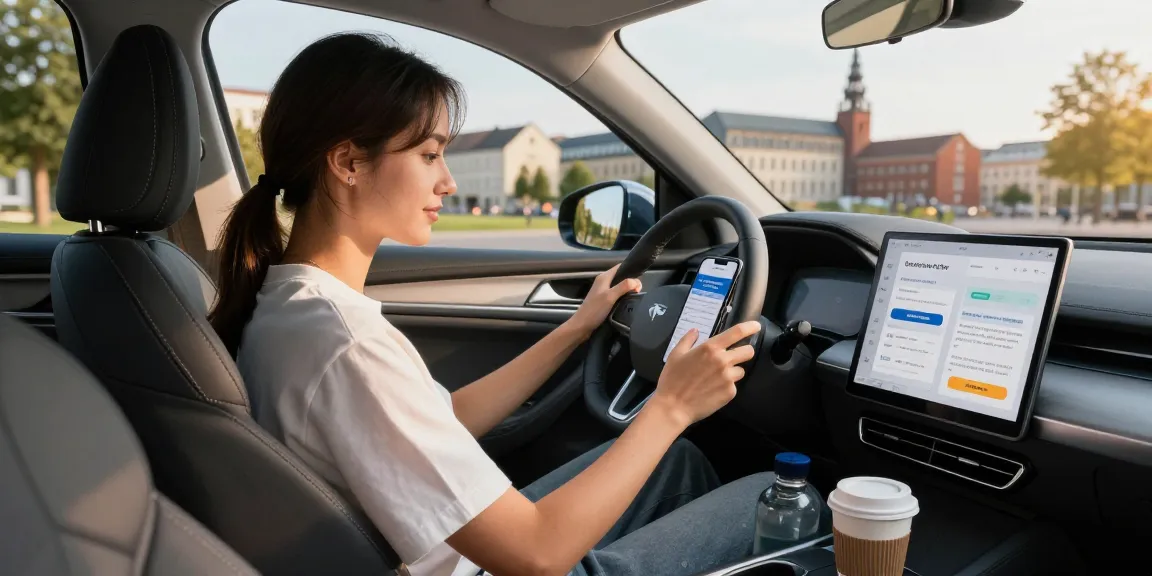 Autoversicherung Vergleich in Dortmund mit jungen Fahrern und ihrem Auto.