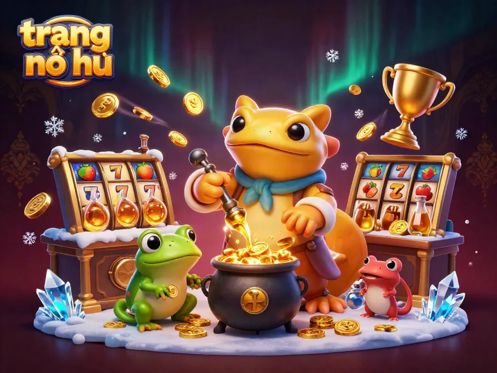 Experience dynamic gaming with trang nổ hũ, featuring mythical creatures amid thrilling jackpot action.