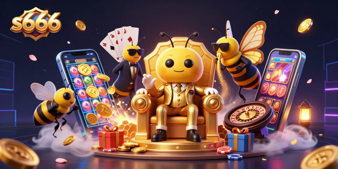 Experience the excitement at s666 with dynamic slots, games, and vibrant casino elements.
