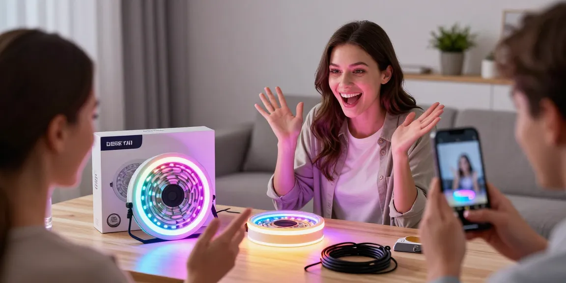 Banda led products showcased in an unboxing experience for online shopping enthusiasts, featuring best e-commerce deals.