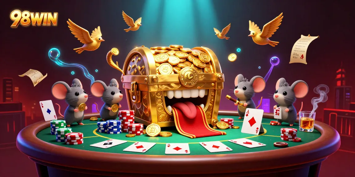 Experience thrilling poker actions at 98WIN with an immersive gaming atmosphere.