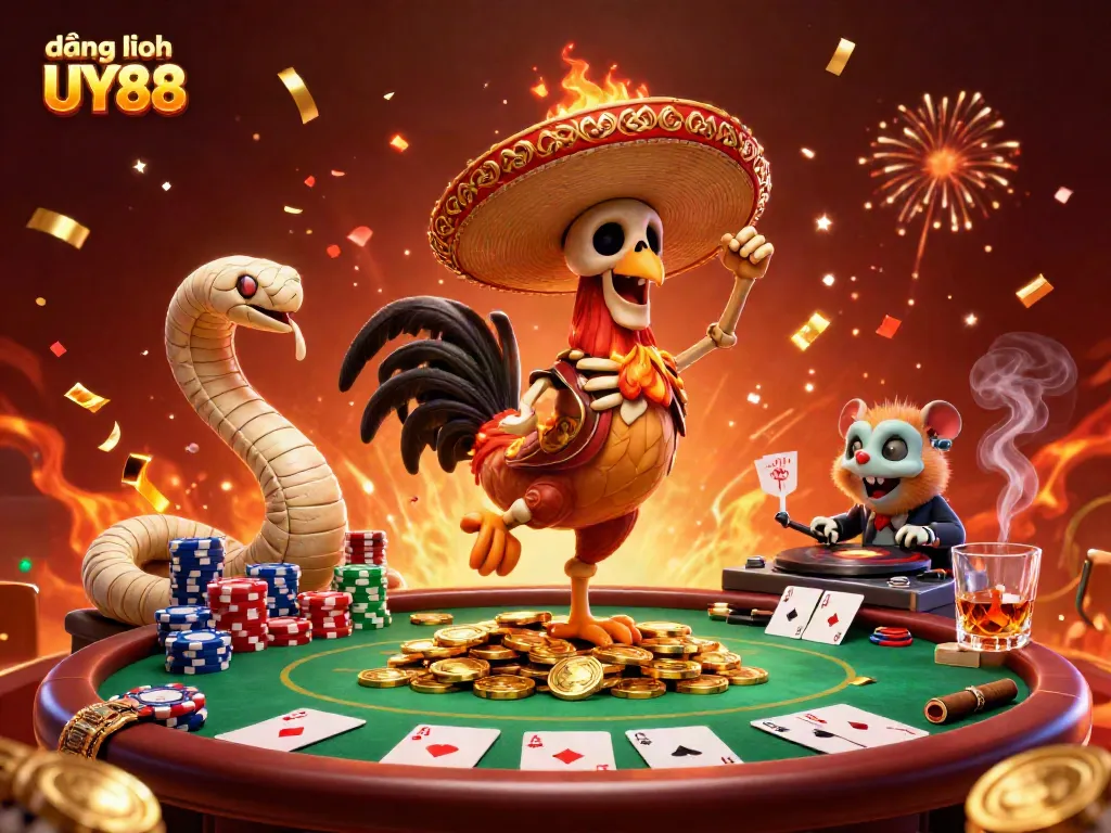 Engage with thrilling gameplay at đăng nhập UY88 featuring vibrant casino elements.