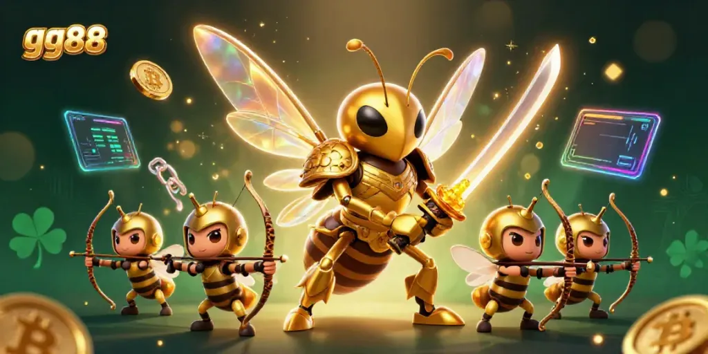 Join the thrilling action at gg88 with vibrant casino elements and captivating characters.