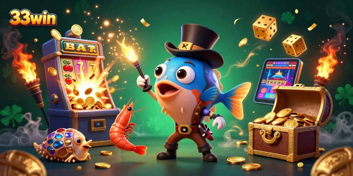 Winning strategies at 33win with 3D gambling fun featuring anglerfish, shrimp, and sea snail