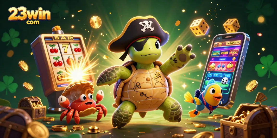 Experience thrilling action with 23win com showcasing vibrant characters and exciting casino elements.