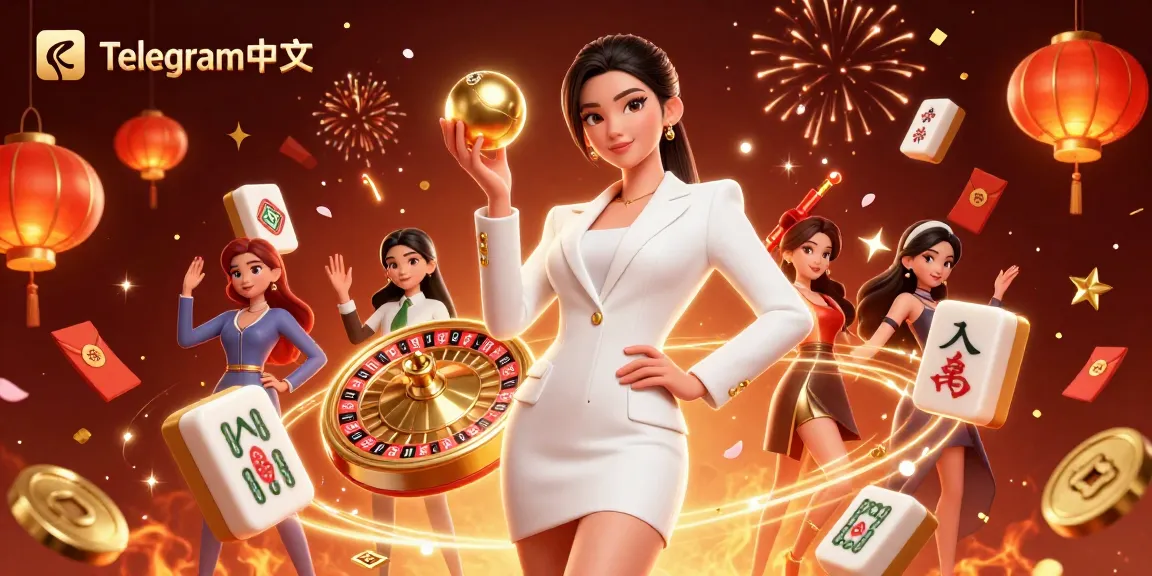 在这个充满节日元素的生动赌场场景中,体验与Telegram中文的刺激游戏。