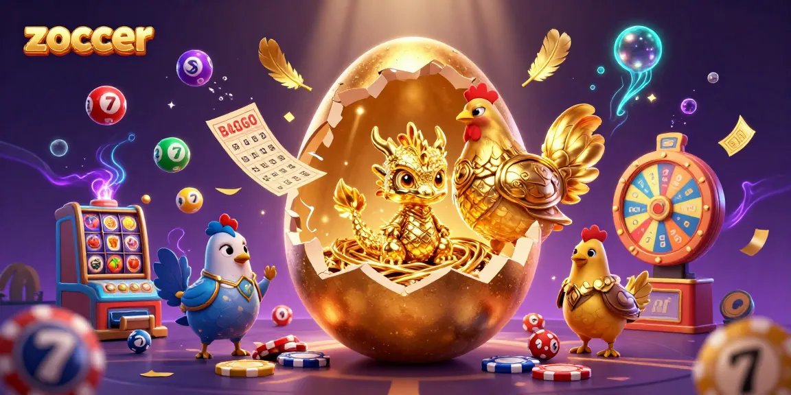 Zoccer enhances your gaming experience with vibrant visuals of golden dragons and exciting casino elements.