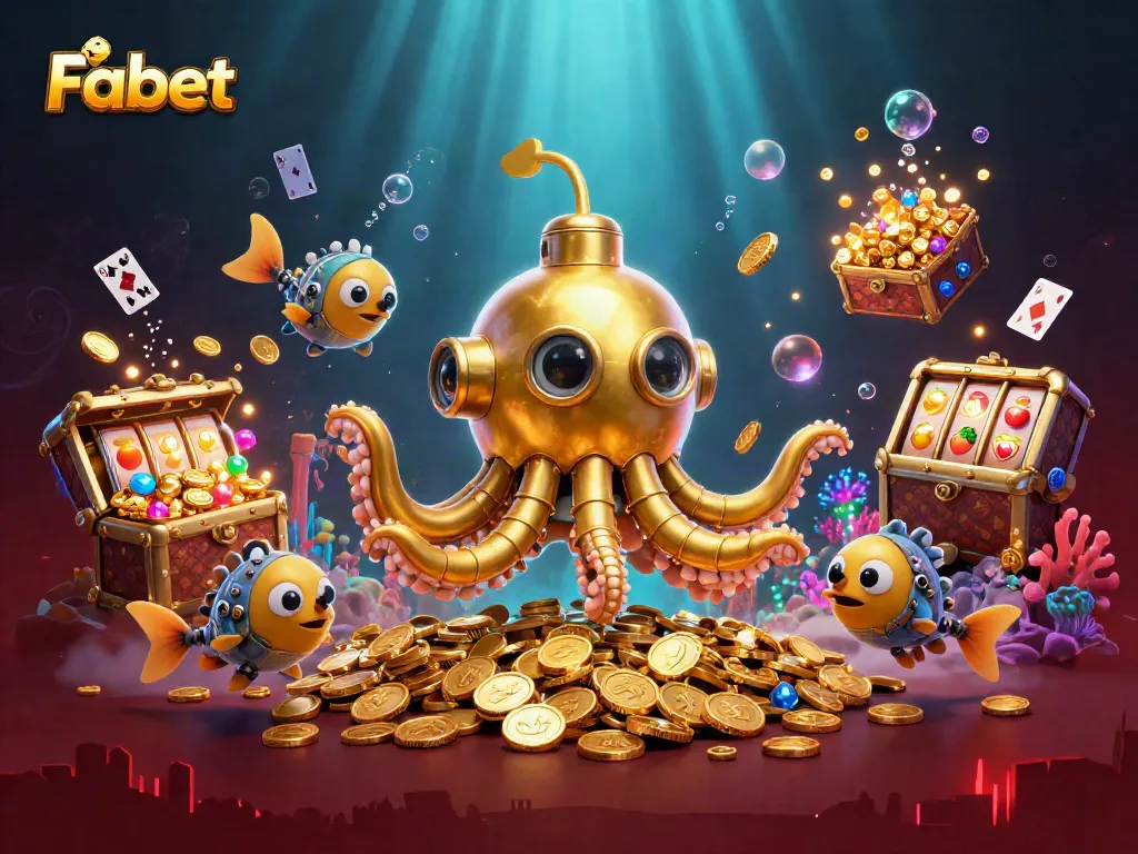Fabet captures players' attention with a vibrant underwater theme, featuring engaging gambling elements.