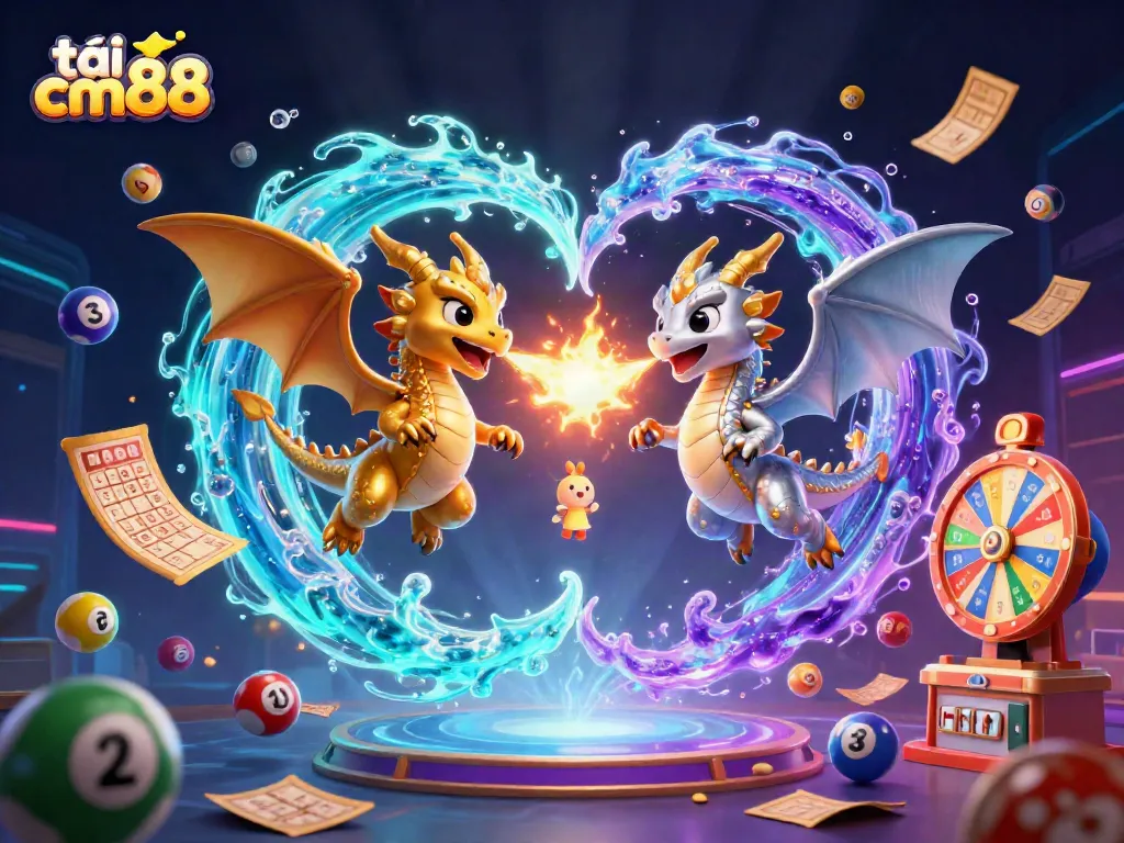 Engage with thrills in tải cm88 as dragons unleash fire and ice in a vibrant gaming scene.