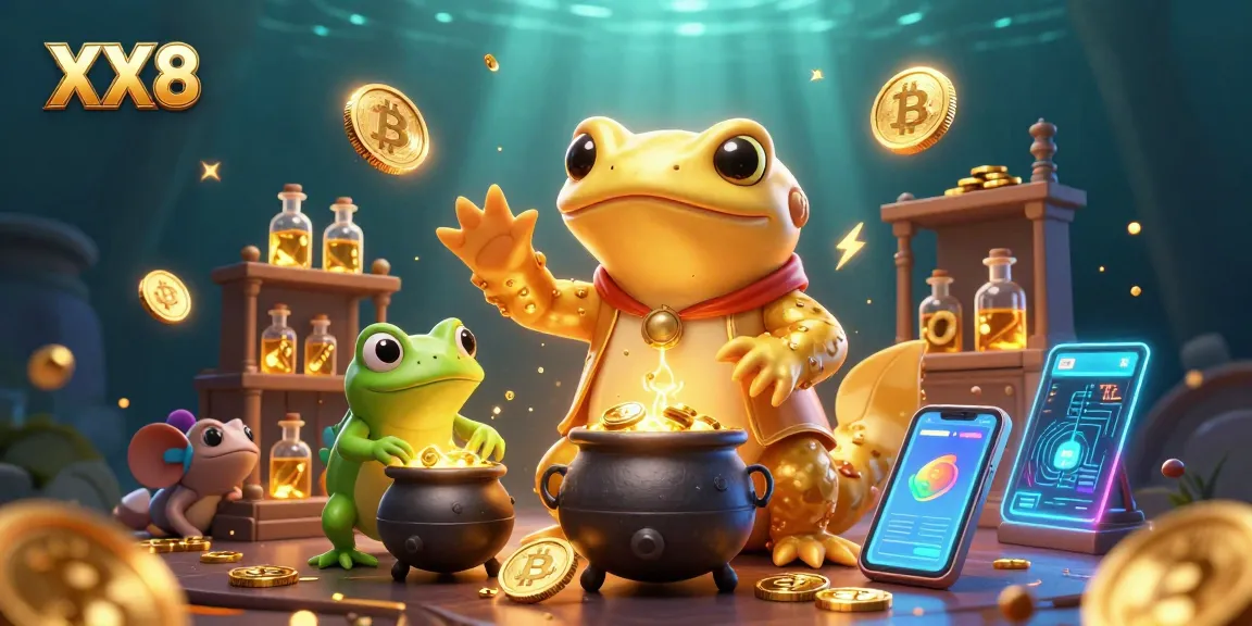 Engage in the thrilling XX8 casino experience with alchemical gold transmutation and crypto elements.