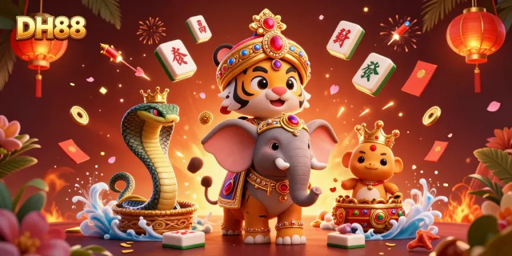 Engage with the thrilling casino adventure at DH88 featuring exotic characters and dynamic game elements.