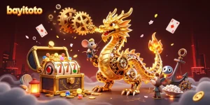 Experience thrilling gameplay at bayitoto with golden dragon and dynamic slot elements.