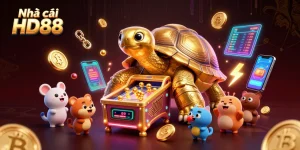 Experience thrilling gameplay at Nhà cái HD88 with vibrant characters and captivating casino elements.